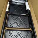 HBTower 4 Step Ladder with Wide Anti-Slip Pedal and Cushioned Handle
Step Stool Foldable with 330 lbs Capacity for Home and Kitchen, Black