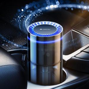 Ceeniu Large Car Air Freshener, 135ml Last 6 months, Auto ON/OFF, Multi-mode Adjustable, Long Lasting, Blue Ambiance Light, Natural French Fragrance, CF3 Car Fresheners Diffuser, Roman Holiday Scent
