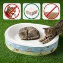 Cardboard Cat Scratcher Bed for Indoor Cats, Large Cat Scratching Board