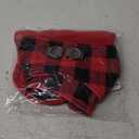 EXPAWLORER Fleece Dog Sweater - Classic Plaid Dog Jacket, Winter Coat Vest with 2 D-Rings for Leash, Pet Cold Weather Clothes, Sweatershirt for Boy or Girl