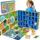 Farm Animal Toys, 26 Pcs Animals Activities for Toddlers 3-8 Year Old Boys Farm Animals Alphabet Learning Games for Toddlers 3-9 Sensory for Boys Girls (Green)