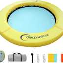 Inflatable Water Hammock, Suitable for Lakes, Pools, Beaches, Rivers, Adult Parties, Round Inflatable Dock, 96.5inch*96.5inch*6inch