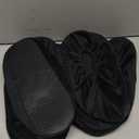 JaGely 11 Pairs Reusable Non Slip Cloth Shoe Covers Washable Thickened Boot Shoe Covers for Indoors and Households(Black)