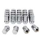 M14x1.5 Lug Nuts Replacement for 1999-2017 Chevy Silverado 1500, 2012-2022 Ram 1500 2500, 2011-2022 Jeep Grand Cherokee, 24PCS 14x1.5 Chrome Lug Nuts One-Piece OEM Style Cone Seat, GM 9596070 611-236