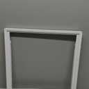 UPGRADED 240350903 Refrigerator Replacement Shelves Crisper Pan Cover Compatible with Frigidaire Bottom Shelf Frame Replacement Without Glass AP4428230 240350901