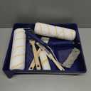 Pro Grade Paint Roller Kit, Brush & Roller,10 Piece Set, Wall Painting Naps for Professionals & Homeowners - All Paints & Stains, Washable, Reusable, Easy to Clean, Superior Absorbency.