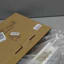 12"x12" Clear Acrylic Serving Tray with Golden Handles, Sturdy Huge Capacity Acrylic Trays for Coffee, Juice, Kitchen and Desk Organizer, Storage Tray (12"x12")