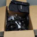 Steerable Knee Walker Deluxe Medical Scooter for Foot Injuries Compact Crutches, with Dual Rear on-Wheel Brake and Shock Absorption Under The Knee pad (Purple)