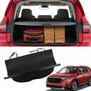 Marretoo for Honda Pilot Cargo Cover 2025 2024 2023 for Honda Pilot EX-L Elite Touring Accessories Upgrade Version No Gap Black Retractable Trunk Cover Security Shield Shade