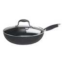 Anolon Advanced Hard Anodized Nonstick Frying Pan/ Fry Saute All Purpose Pan with Lid - 12 Inch, Gray
