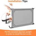 Simple Trending Raised Dog Bed for Large Dogs, Waterproof XL Dog Cot, Outdoor Cooling Elevated Pet Bed Load 200lb, 47.75" x 30.5", Grey