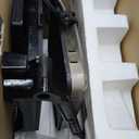 OSTBA Panini Press Grill with Adjustable Temperature, 4-Slice Indoor Grill, 180 Open Sandwich Maker with Drip Tray, Non-Stick Plates, Stainless Steel, 1200W