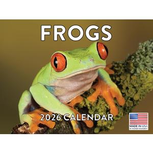 Frog Calendar 2026 Monthly Wall Calender 12 Month | American Made In The USA