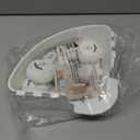 LEVERLOC Corner Shower Caddy Suction Cup, Shower Caddy Basket Powerful Suction Bathroom, Waterproof & Rustproof Organizer for Bathroom Storage, No-Drilling Removable (White)