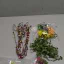 Suncalla  Sets Flower Crowns Making Kit, Make Your Own Flower Crown Wreath Garland Headbands and Bracelets Craft Kit Handmade DIY Floral Hair Accessories Gift for Girls/Teens/Women (Pomegranate)