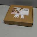 GUOCHENG 6FT Artificial Flower String Lights Battery Operated Rose Floral Garland with 20 LED Fairy Lights,Silk Hanging Pink Rose Flower Vines for Wedding Party Garden Home Table Wall Decor (Purple)