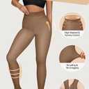 Vertvie Women's Fleece Lined Tights Sheer Fake Translucent One Seam Warm Pantyhose Thick High Waisted Thermal Leggings Winter (S)