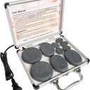 Hot Stone Massage, 10-Piece Portable Massage Stone Set with Basalt and Heater, for Hydrotherapy Heating Treatment. (10PCS)