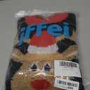 IFFEI Ugly Christmas Sweater for Women Men Kids Cute Family Matching Pullover Knit Jumpers for Holiday Party (Medium, Black- Red)