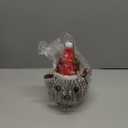 VEWOSTAR Christmas Elk Solar Lanterns, Metal Christmas Outdoor Hanging Lantern Waterproof, Elk Solar Lights Decor for Garden, Patio, Yard, Porch, Xmas Holiday Party Decor