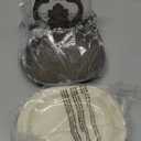 Grazia Cream Ceramic Spoon Rest With Metal Holder