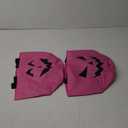 Yaomiao 4 Pcs Halloween Trick or Treat Bucket for Kids Light up Pumpkin Candy Bags LED Halloween Treating Baskets Reusable Goodie Gift Tote Bag for Party Favor Supplies(Pink)