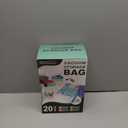 20 Pack Vacuum Storage Bags, Space Saver Bags, Vacuum Sealed Bags for Comforters, Blankets, Clothes Storage, Hand Pump Included (4 Jumbo/4 Large/4 Medium/8 Small) (Clear)