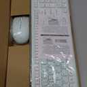 Wireless Keyboard and Mouse Combo, Full-Sized Wireless Keyboard and Adjustable DPI Mouse, 2.4GHz USB Receiver, Keyboard and Mouse for PC, Windows, Desktop, Laptop (Mint Green and White)