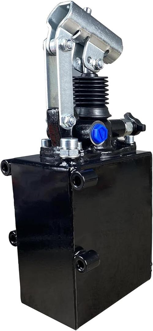 Hydraulics Single Acting Hydraulic Hand Pump with 2 QTs Tank 4350 PSI,45 cc Single Acting Hydraulic Pump – Portable Hydraulic Power for System Testing, Emergencies