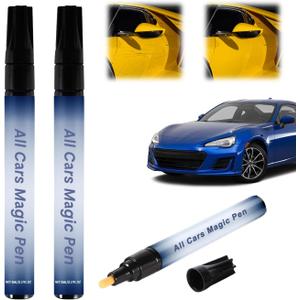 2PCS All Cars Magic Pen, Magic Car Scratch Removal Pen, Car Scratch Repair Pen Set, Magic Car Paint Scratch Repair, Quick Fix for All Car Colors