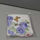 Crtiin 40 Pack Decoupage Napkins Assorted Floral Decorative Decoupage Napkins Cocktail Paper for DIY Crafting Birthday Party, Each Unfolded 13 Inch (Soft Floral)