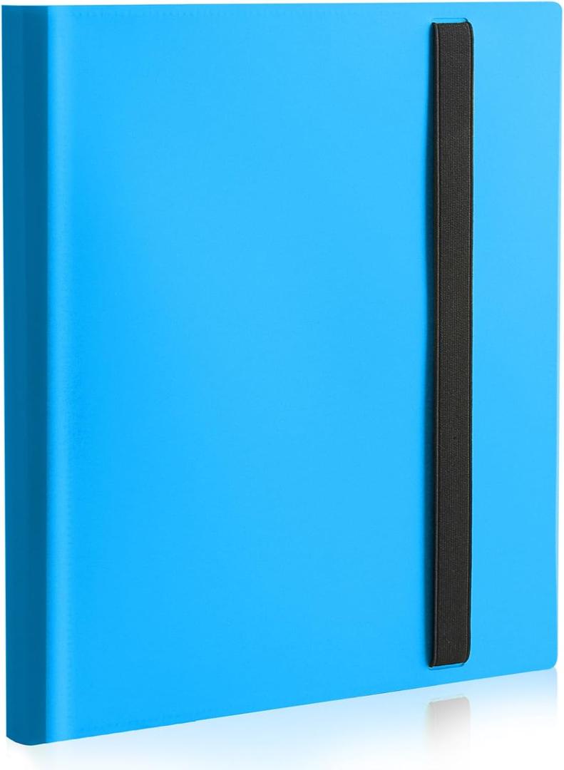 Trading Card Binder,9 Pocket 20 Pages 360 Cards,Collector Album,Card Folder for Collectible Games Sports,MTG,TCG(Blue)