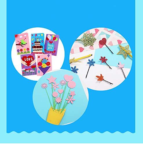 Heart Punch 3/8 inch+5/8 inch+1 inch Craft Lever Punch Handmade Paper Punch Valentine's Day Heart Punch for Crafting Scrapbooking,DIY Card Making Candy Colour by Random (3/8+5/8+1 inch)