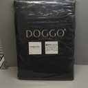 Doggo Back Seat Pet Cover for Dogs, Premium Dog Hammock for Car with Hard Bottom | Universal Car Seat Protector, Waterproof & Washable | Dog Car Seat Cover for Large (Brown)