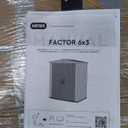 Keter Factor 6x3 Outdoor Storage Shed Kit-Perfect to Store Patio Furniture, Garden Tools Bike Accessories, Beach Chairs and Push Lawn Mower, Taupe & Brown