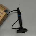 TV Antenna Indoor, Antenna for Smart TV, Support 4K 1080p with Signal Booster for Local Channels, Long Range Reception - Cable Length 18ft (Dark Grey)