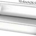 3Pcs Stainless Steel Breading Trays Set, Breading Dishes for Chicken Breasts, Marinating Meat and Prepping Meals (10.4" x 7.7" x 1.9")