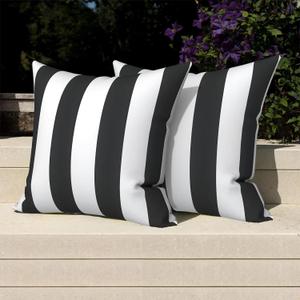 Melody Elephant Outdoor Chair Cushions 22x22x3 Inch, Patio Seat Cushion Furniture Swing Set of 2, Water Repellent Chairs Wicker Cushion Pads with Couch Sofa in Garden, Delancey Lagoon