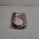 17" Christmas Stockings Swag Christmas Wreaths for Front Door with Bow Poinsettia Red Berries Pinecone Bell Ball Ornaments Pine Needles for Xmas Front Door Indoor Outdoor Window Decor