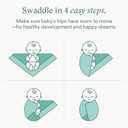 PurComfy Supersoft Swaddle Blanket, Premium Bamboo Viscose Baby swaddling Blankets for Newborns, Lightweight & Breathable Swaddle Blankets for Boys and Girls, 47 x 47, Neutral Baby Essentials