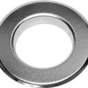 Fire Sprinkler Escutcheon Skirt, FLUSH Escutcheon Pendant Skirt Chrome Plated, Works with Standard 401 Style, Short, and Retrofit 2 Piece Cup, Fire Sprinkler Skirt