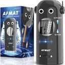 AFMAT Electric Pencil Sharpener for Colored Pencils 7-11.5mm, Fully Automatic Robot Pencil Sharpener, Auto in & Out, Rechargeable Hands-Free for Classroom/Home/Office, Battery Operated, PSX5RB, Gray