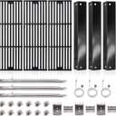 Grill Parts for Char Griller 5050, 5650, 2121, 3001, 5072, 2123, 2828, 3030, King Griller 3008, 5252, Cast Iron Grill Grates, Heat Plates, Burners, Ignitors for Chargriller Replacement Parts.