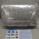 MeMoreCool Kids Modular Play Couch  10 Piece Corduroy Foam Sofa, Light Grey Convertible Playroom Furniture for Toddlers | Fort Building Set | Washable, Soft & Durable