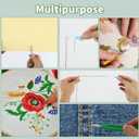 Thimbles for Hand Sewing, Cross Stitch Supplies, Embroidery Thimble, Sashiko Finger Protectors, Quilting Thumb Protector Pads, Includes Thimble, Seam Ripper, Thread and Thread Snips, Etc.