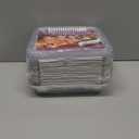 (35 Pack) 8x8 Aluminum Pans with Clear Plastic Lids - Square Baking Cake Pans - Foil Pans with Lids - Disposable Food Containers Great for Cooking, Heating, Storing, Prepping Food