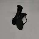 Coutgo Womens Ankle Strap High Heels Open Toe Stiletto Bow Tie Knot Heeled Sandals Fashion Wedding Dress Pump Shoes Size 7.5