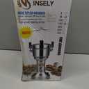 INSELY Grain Mill Grinder 150g High Speed Food Grain Mill Stainless Steel Seeds Flour Nut Pill Wheat Corn Herbs Spices & Seasonings Dry Grinder Electric Machine