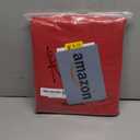 KOUFALL Red Curtains 96 Inches Long for Living Room Set of 2 Panels Grommet Window Voile Semi Transparent Red Sheer Curtains Drapes for Bedroom 52x96 Inch Length