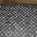 Decking Natural Pebble Interlocking Floor Patio Tiles, Indoor & Outdoor Interlocking Tiles 12"x12" 6pcs - A Great Upgrade Option for Garden Patio Path (Black)